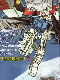 Metroshot through the heart!  And you're to blame!