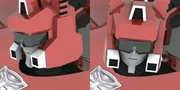 The noggin of "The RX-8 Transformer" from Mazda's site