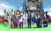 Everyone smile and say...OH MY GOD WHAT IS THAT BEHIND YOU?!