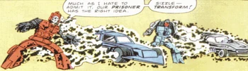 Look, at least Sizzle's UK colors make sense.  I transform from an entirely red robot into an entirely blue car.