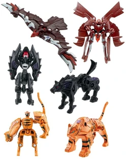 Repaints... repaints...Laserbeak, Ravage, and um... drat why didn't the Cons have a wolf-cassette.
