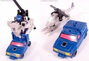 His incredible articulation allows him to.. uh... headbutt his opponents into submission?