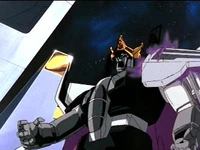 Starscream had a little accident at the Decepticon BBQ