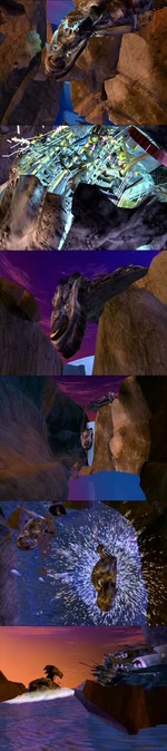 It's just like the Titanic... FROM SPACE.