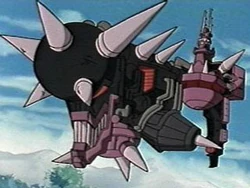 Galvatron borrowed this ship from Ludwig Von Koopa.