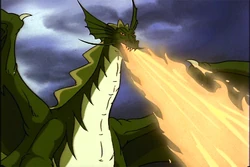 A big, green, fire snortin' lizard. No, not that one.