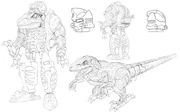 Dinobot's control art.  The beast head displays a more rigid grill structure.