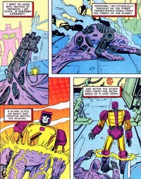 The birth of Prima, the first Autobot. Just before Primus went around handing out cigars.