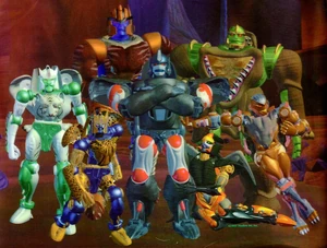 Rattrap and Airazor conspire to ruin school picture day.
