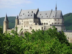 Vianden Castle, Luxembourg.