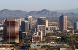 Downtown Phoenix, Arizona.
