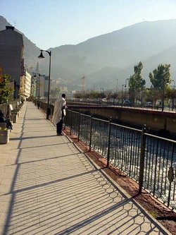 Andorra La Vella, Andorra in the morning.