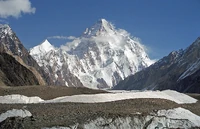 The world's second-highest mountain, K2