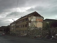 Barrowfield Street under demolition July 2007