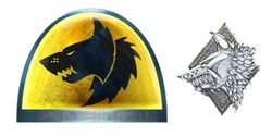 Space Wolves badge