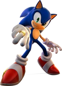 Sonic the Hedgehog as seen in Sonic and the Secret Rings