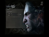 Login screen