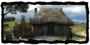 the blacksmith's house and shop