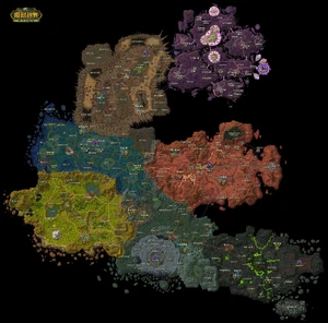 WOW Outland Map
