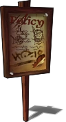 policy sign