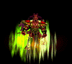 A demonic eredar in action