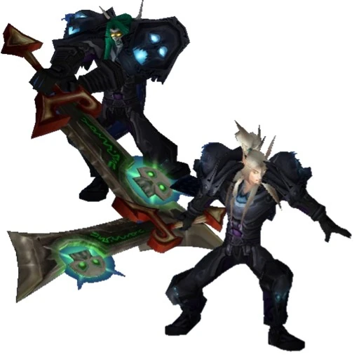 Blood Elf & Night Elf 55 Death Knights