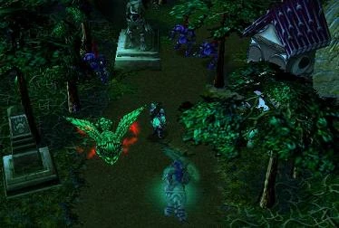 The Night Elf priestess saved by Tyrande's scout from Dark Trolls