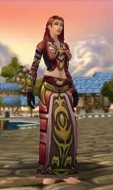 Human Female wearing Wrath of Spellfire"