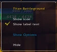 Using the "MENU" keyword.