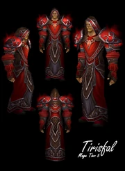 Male Human wearing "Tirisfal Armor"