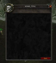 The empty frame was created from that bit of code.