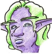 The Night Elf priestess Portrait