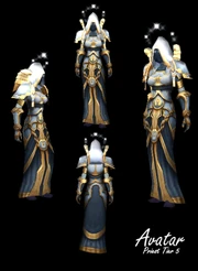 Human female wearing the Avatar Raiment