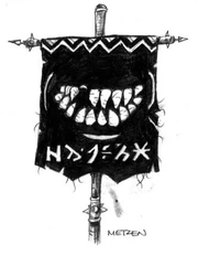 The banner of the Black Tooth Grin Clan