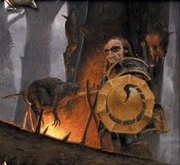 Draconian Deflector art from the WoW TCG.