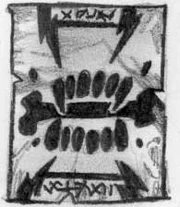 The banner of the Bonechewer Clan