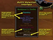 Outfit Selection Screen
