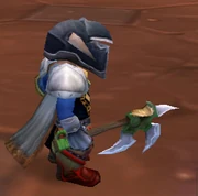 Gnome male wielding the Tooth of Eranikus