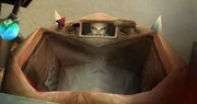 Hidden image of Sarah Kerrigan, the Queen of Blades, on the cockpit display of Goblin Shredders.