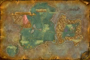 The map of Azuremyst Isle region.