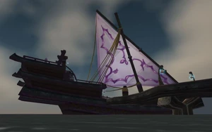 The Elune's Blessing at the port of Auberdine
