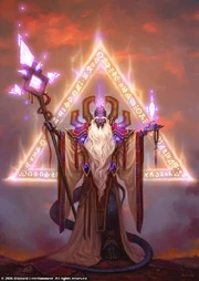 E3 Mural-Apparently a Draenei Velen. According to lore, they may have Eredar ancestry, hence the similarities in physique.