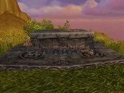 Zoom up of the tomb