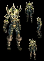 Orc female wearing Warlord's Pursuit
