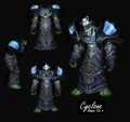 Draenei wearing Cyclone Armor