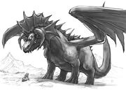 A dragonsworn before a dragon.