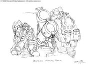 WC3 Mortar Team art