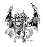 The Demon Kil'jaeden, as he appeared to the orcs.