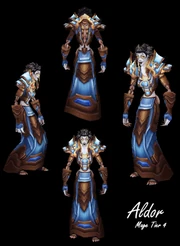 "Aldor Regalia" worn by an Undead.
