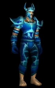 Human male wearing the Polar armor
